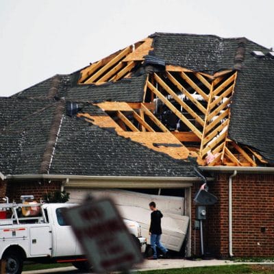Storm Damage Massive structural damage