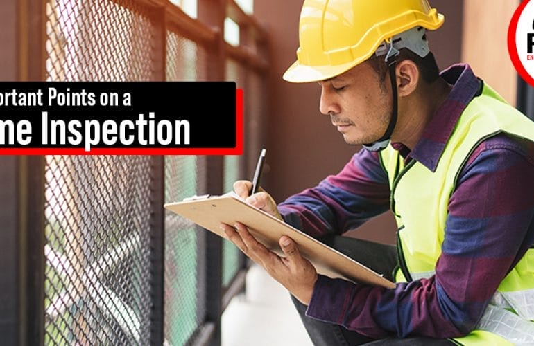 A regular professional home inspection