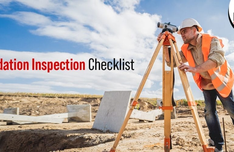 foundation inspection checklist