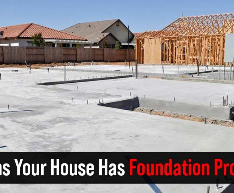 signs of foundation problems