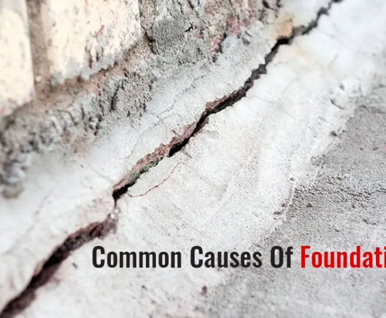 causes of foundation cracks