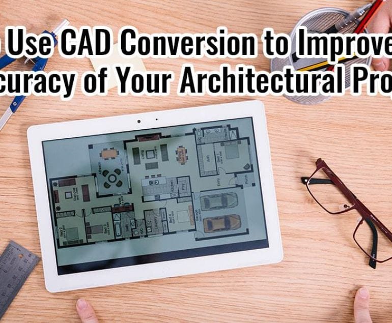 CAD conversion for architectural project