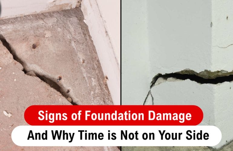 signs of foundation damage