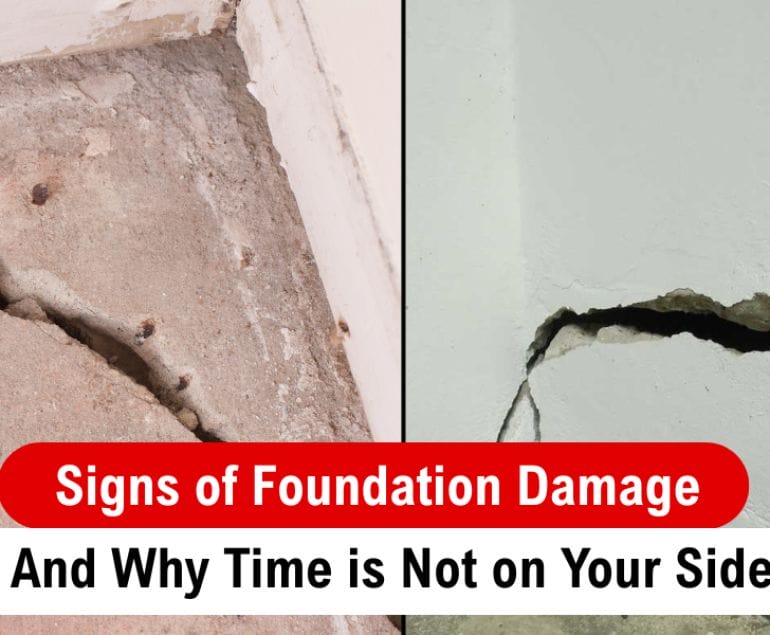 signs of foundation damage